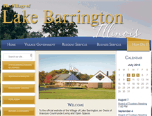 Tablet Screenshot of lakebarrington.org